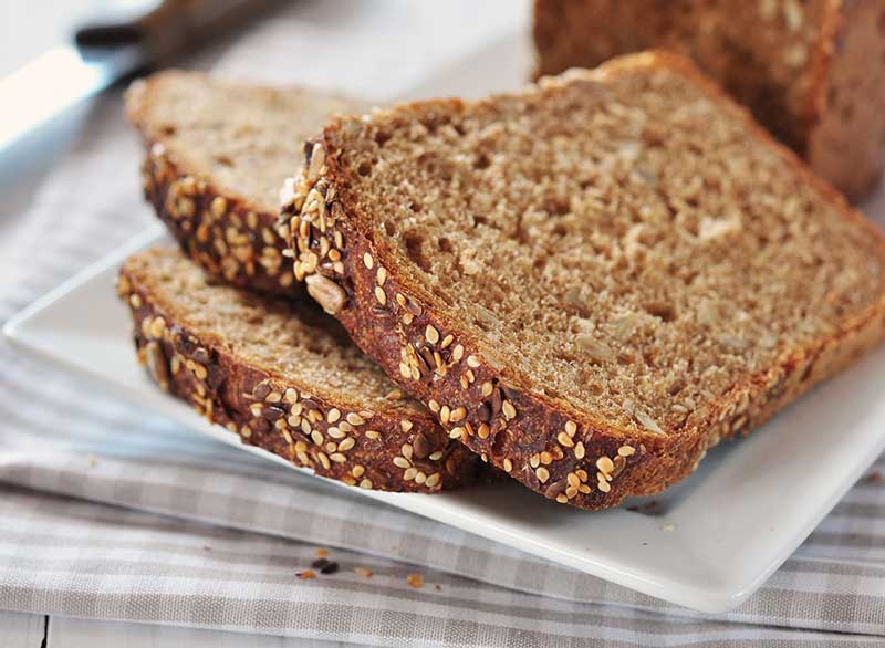 رژیم لاغری کربوهیدرات,whole-grain-bread نان سبوس دار